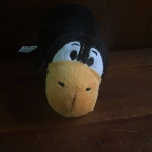 Cute  penguin that flips into a seal